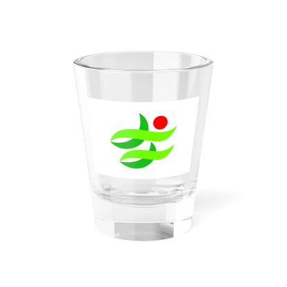 Flag of Nantan Kyoto (Japan) Shot Glass 1.5oz 1.5oz - Go Mug Yourself