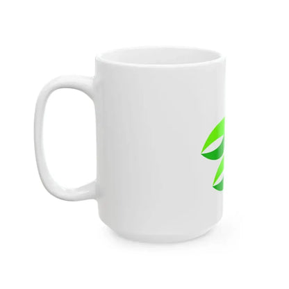 Flag of Nantan Kyoto (Japan) White Coffee Mug - Go Mug Yourself