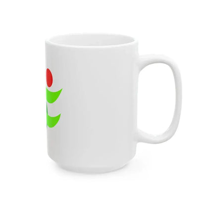 Flag of Nantan Kyoto (Japan) White Coffee Mug - Go Mug Yourself