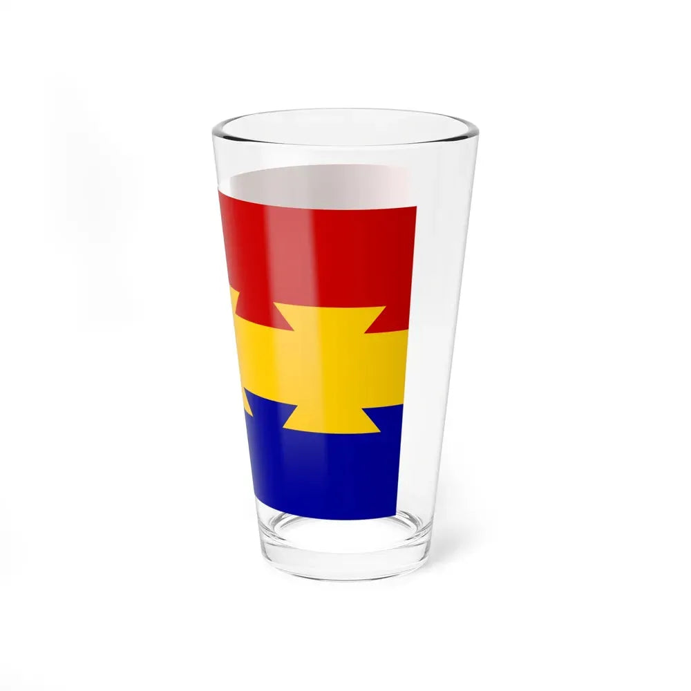 Flag of Nanticoke, Pennsylvania - Pint Glass 16oz - Go Mug Yourself