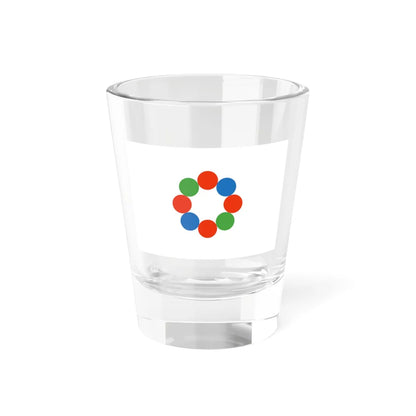 Flag of Nanto Toyama (Japan) Shot Glass 1.5oz 1.5oz - Go Mug Yourself