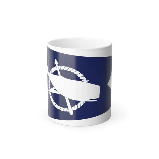 Flag of Nantucket, Massachusetts - Color Changing Coffee Mug 11oz - Go Mug Yourself