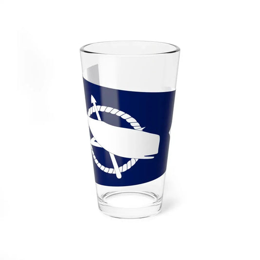 Flag of Nantucket, Massachusetts - Pint Glass 16oz 16oz - Go Mug Yourself