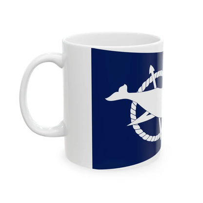 Flag of Nantucket Massachusetts (United States) White Coffee Mug - Go Mug Yourself