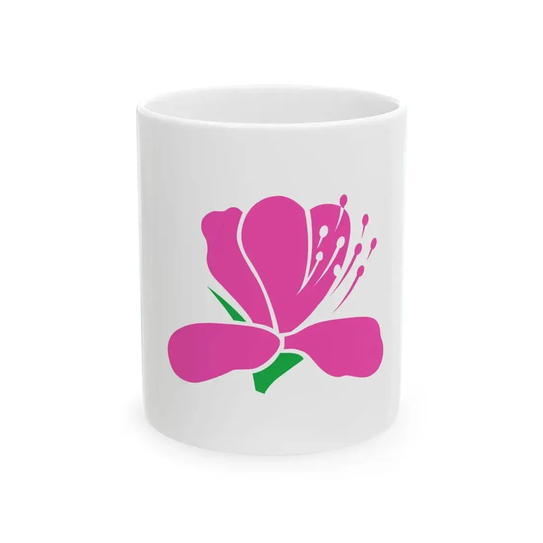 Flag of Naoshima Kagawa (Japan) White Coffee Mug 11oz - Go Mug Yourself