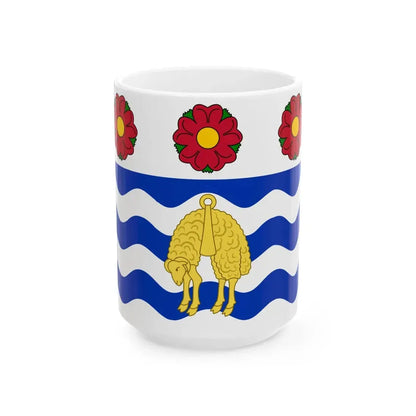 Flag of Napier City (New Zealand) White Coffee Mug 15oz - Go Mug Yourself