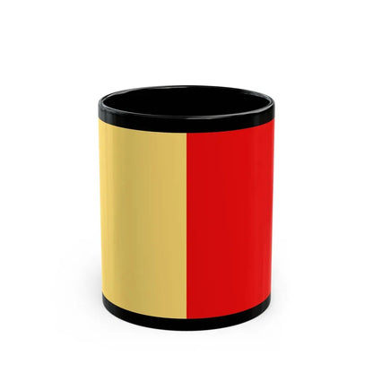 Flag of Naples Italy - Black Coffee Mug 11oz - Go Mug Yourself