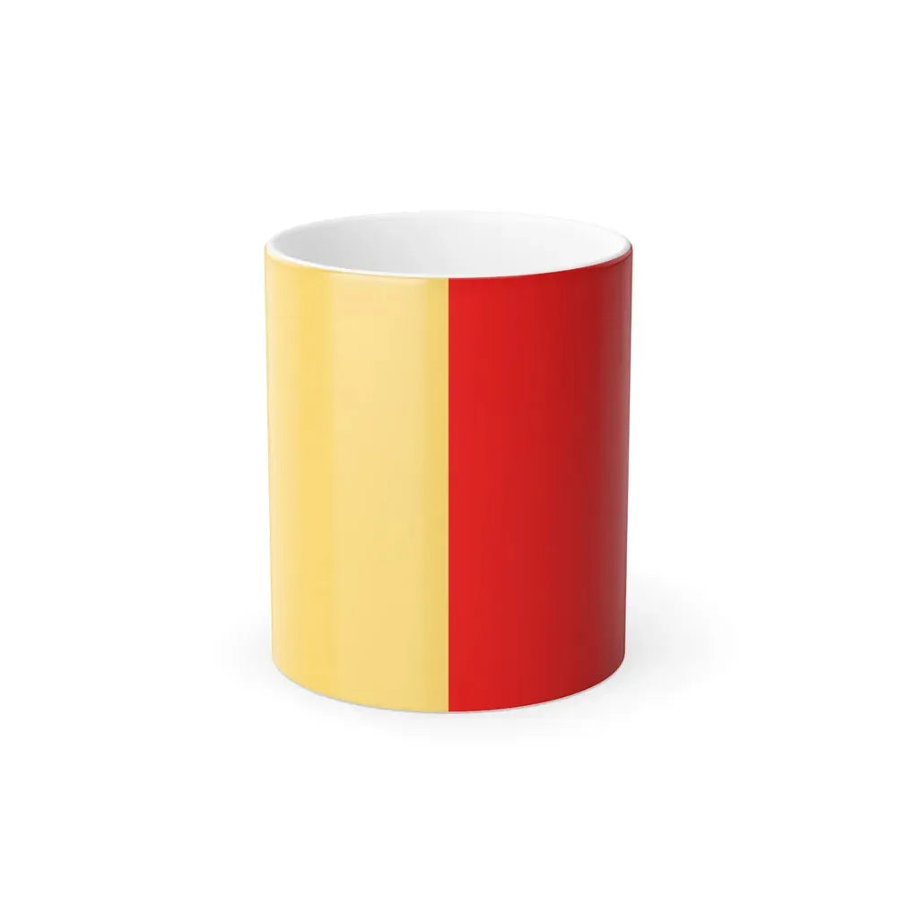 Flag of Naples Italy - Color Changing Coffee Mug 11oz - Go Mug Yourself