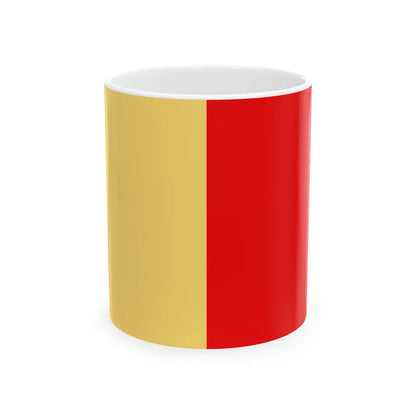 Flag of Naples Italy - White Coffee Mug-11oz-Go Mug Yourself