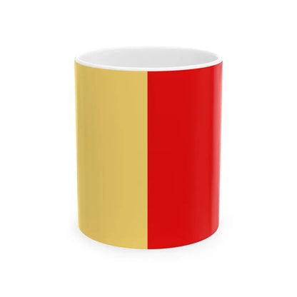 Flag of Naples Italy - White Coffee Mug 11oz - Go Mug Yourself