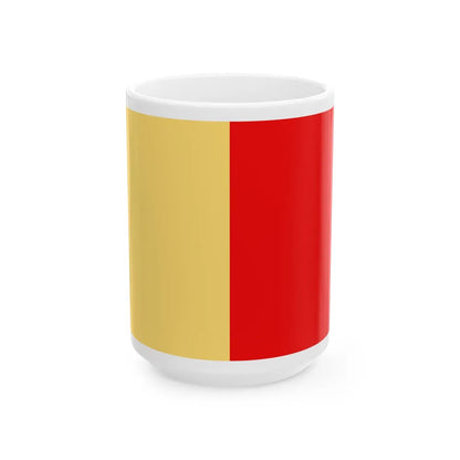 Flag of Naples Italy - White Coffee Mug-15oz-Go Mug Yourself