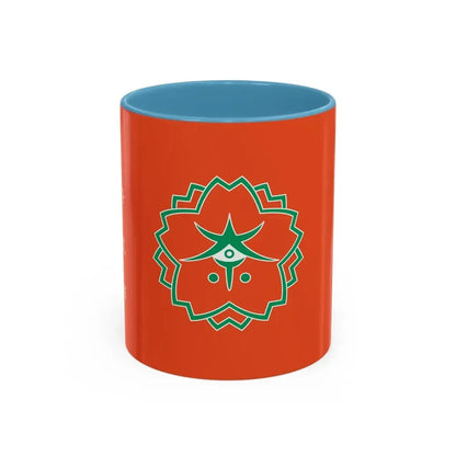 Flag of Nara Nara Japan - Accent Coffee Mug 11oz Light Blue - Go Mug Yourself