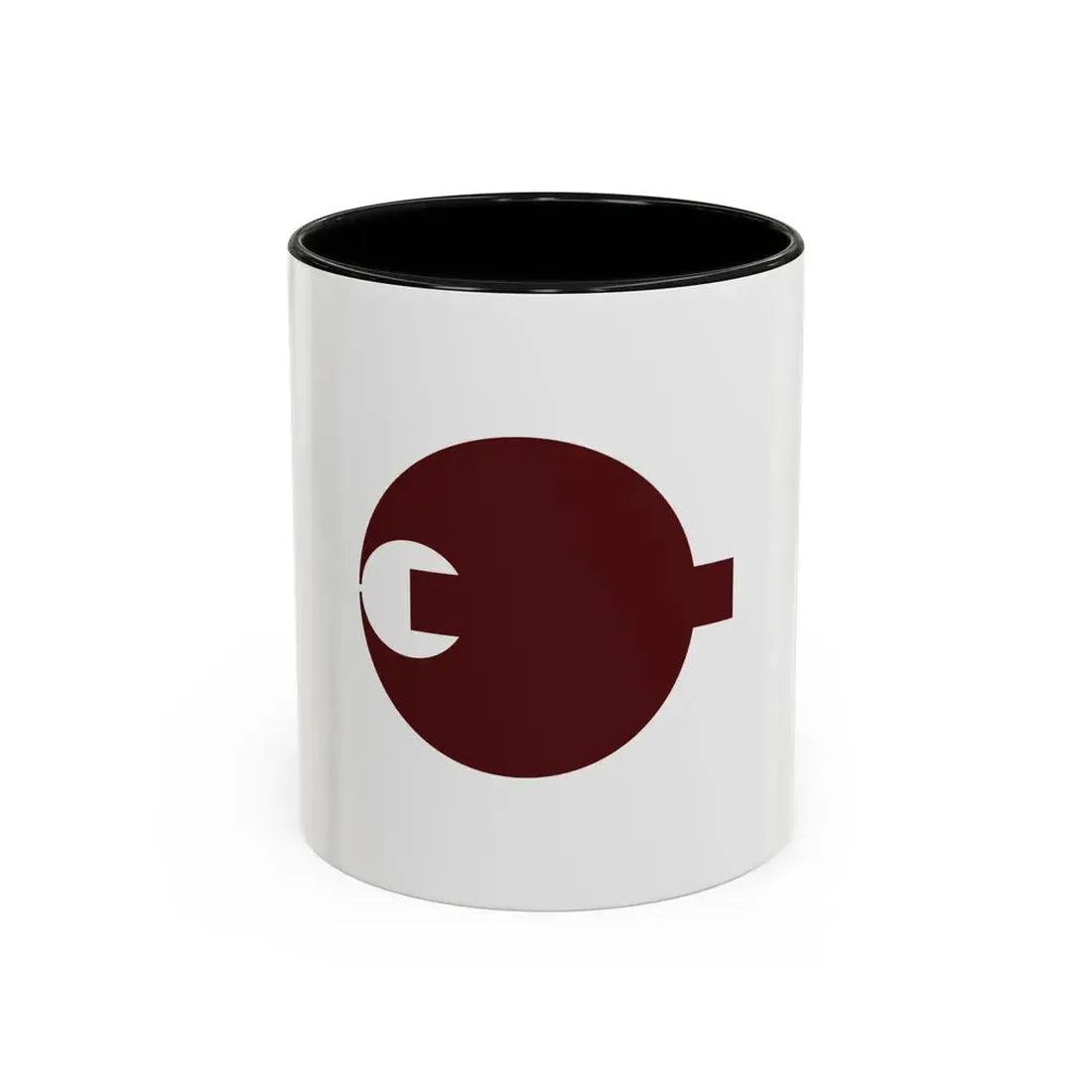 Flag of Nara Prefecture Japan - Accent Coffee Mug 11oz Black - Go Mug Yourself