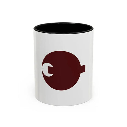 Flag of Nara Prefecture Japan - Accent Coffee Mug 11oz Black - Go Mug Yourself