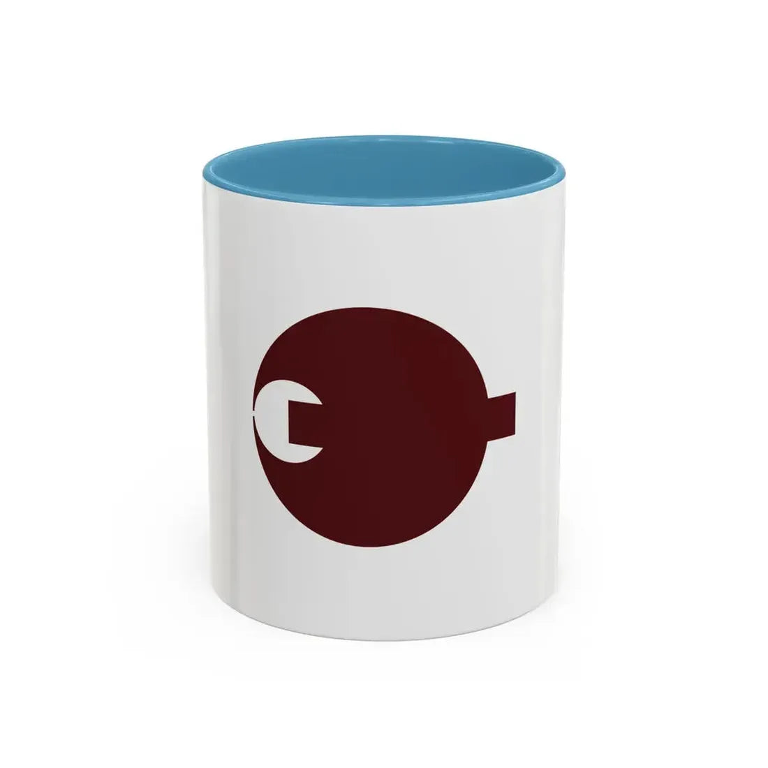 Flag of Nara Prefecture Japan - Accent Coffee Mug 11oz Light Blue - Go Mug Yourself