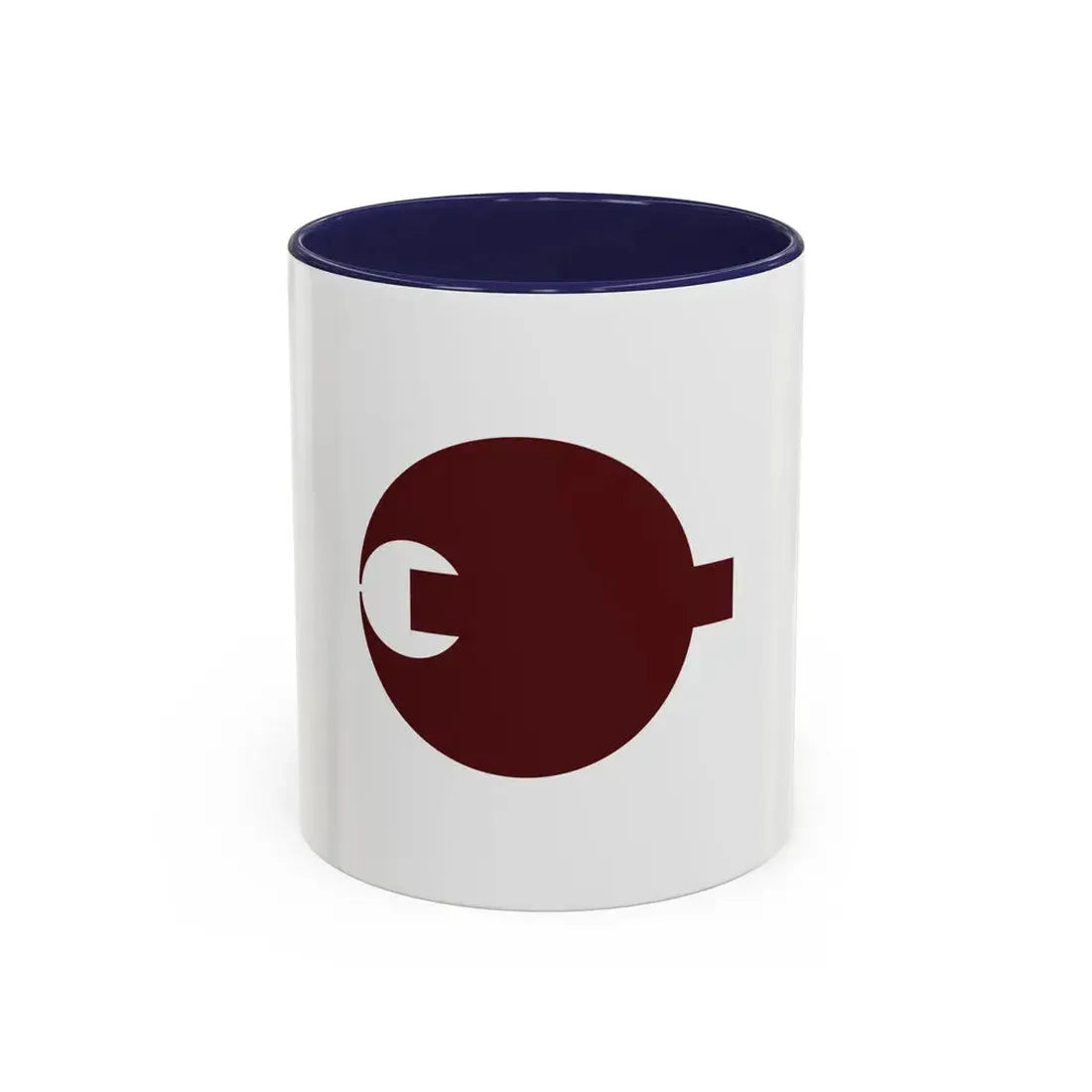 Flag of Nara Prefecture Japan - Accent Coffee Mug 11oz Navy - Go Mug Yourself
