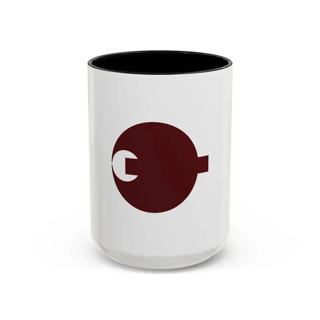 Flag of Nara Prefecture Japan - Accent Coffee Mug 15oz Black - Go Mug Yourself