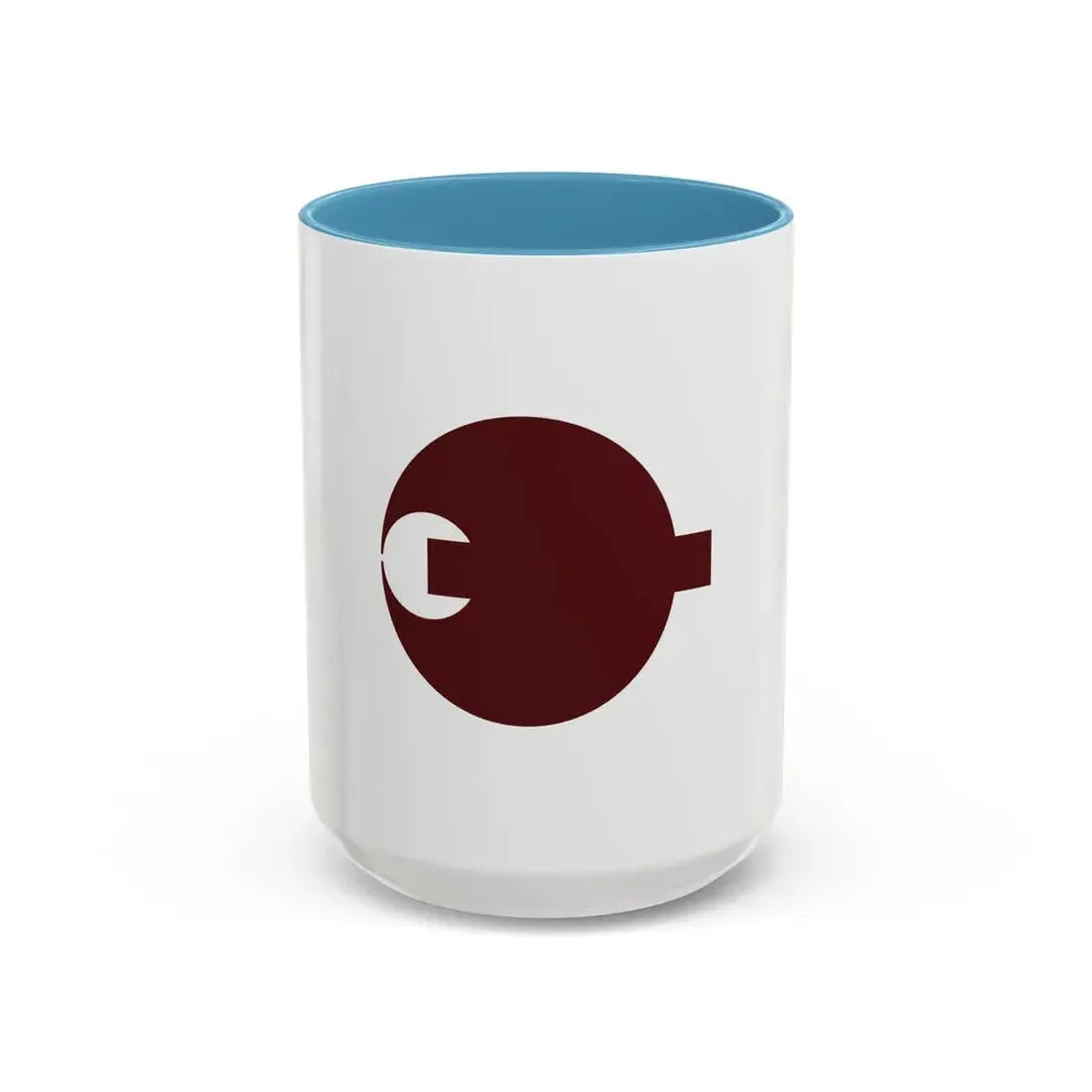 Flag of Nara Prefecture Japan - Accent Coffee Mug 15oz Light Blue - Go Mug Yourself