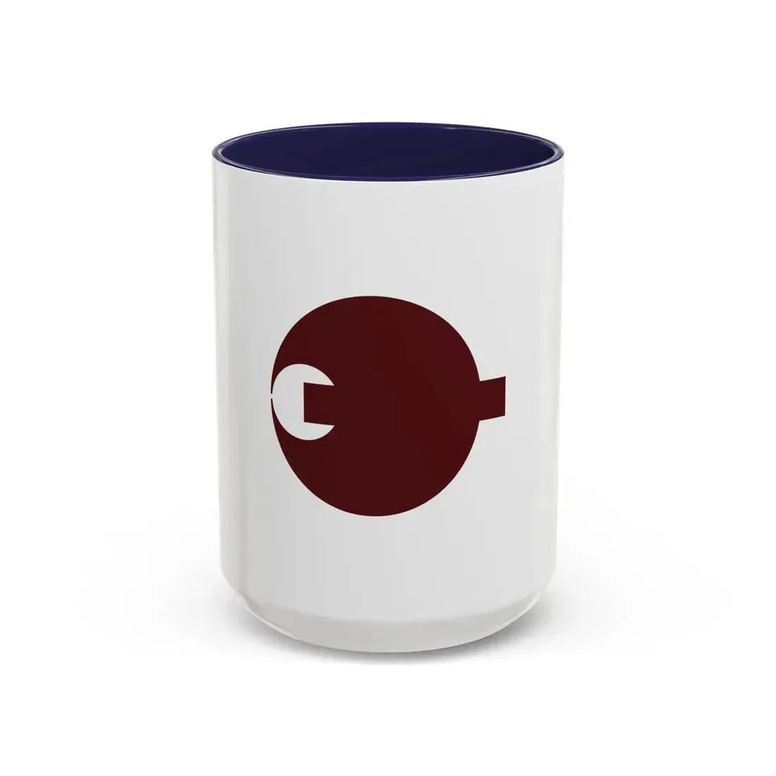 Flag of Nara Prefecture Japan - Accent Coffee Mug 15oz Navy - Go Mug Yourself