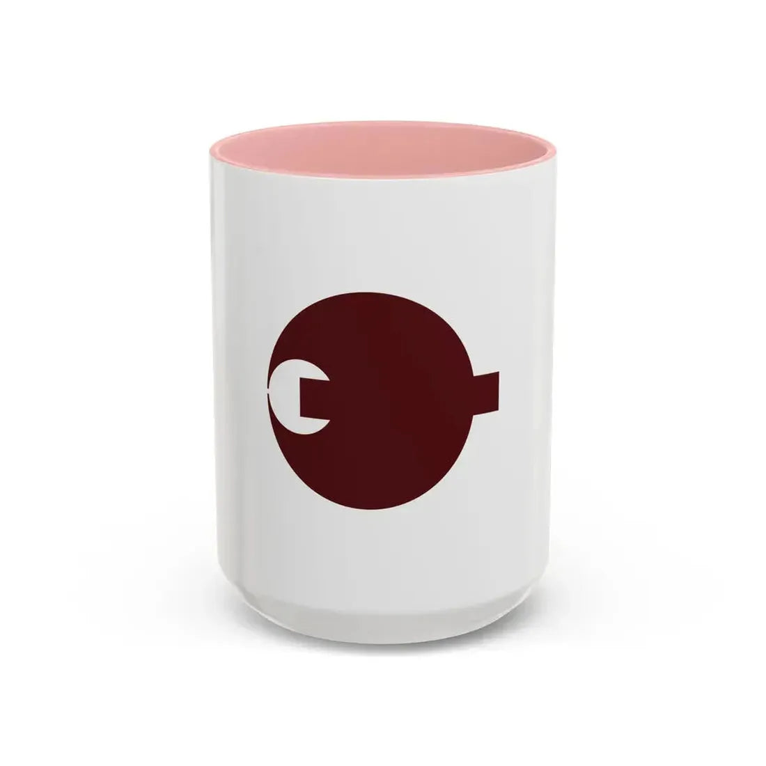 Flag of Nara Prefecture Japan - Accent Coffee Mug 15oz Pink - Go Mug Yourself