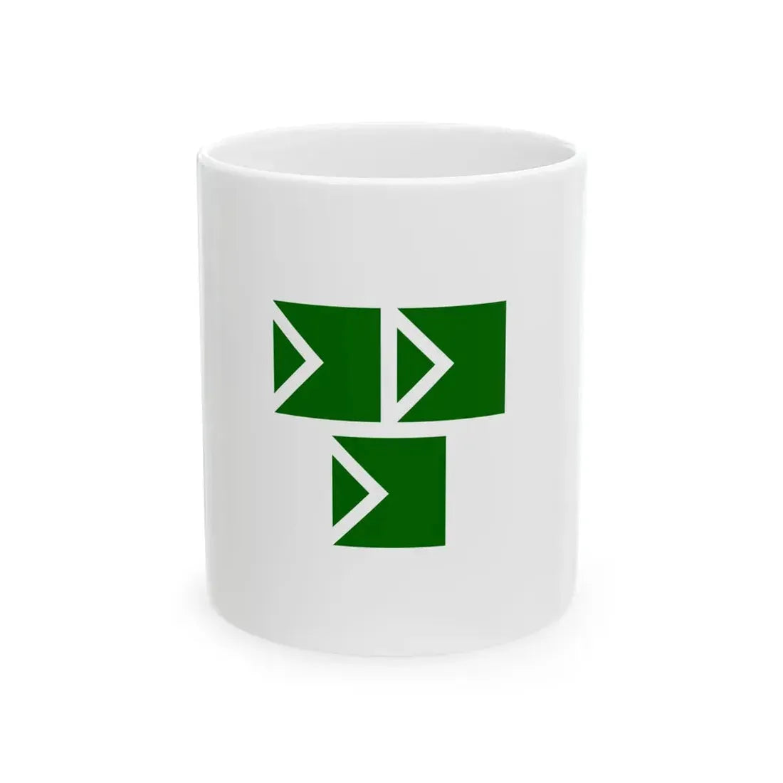 Flag of Narashino Chiba (Japan) White Coffee Mug 11oz - Go Mug Yourself