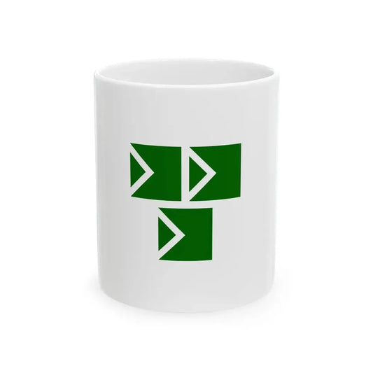 Flag of Narashino Chiba (Japan) White Coffee Mug 11oz - Go Mug Yourself