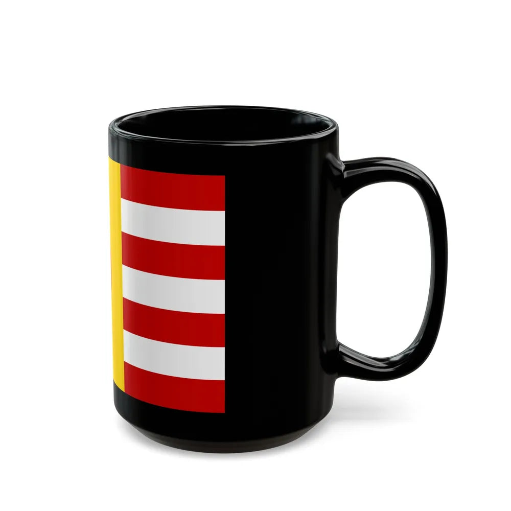 Flag of Naratiwat Province Thailand - Black Coffee Mug-Go Mug Yourself