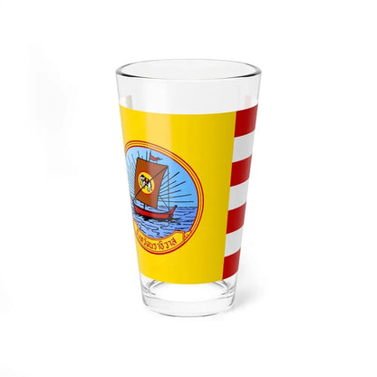 Flag of Naratiwat Province Thailand - Pint Glass 16oz 16oz - Go Mug Yourself