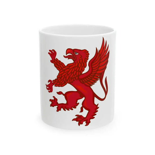 Flag of Narni (Italy) White Coffee Mug 11oz - Go Mug Yourself