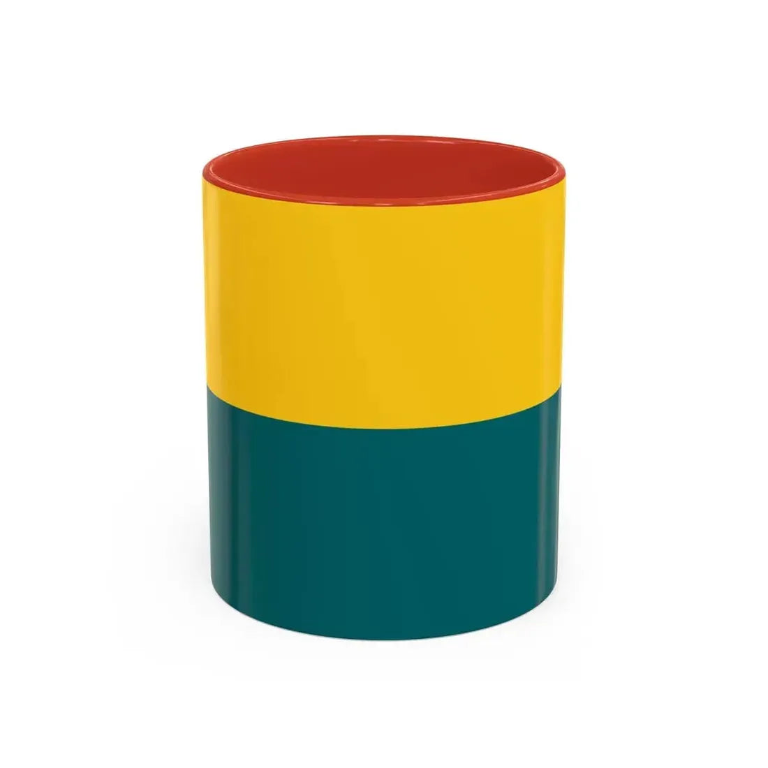 Flag of Narva Estonia - Accent Coffee Mug 11oz Red - Go Mug Yourself