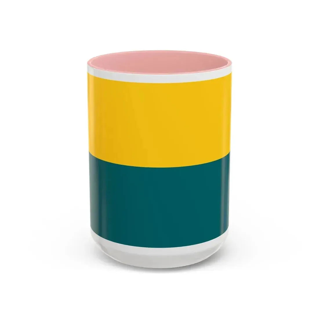 Flag of Narva Estonia - Accent Coffee Mug 15oz Pink - Go Mug Yourself