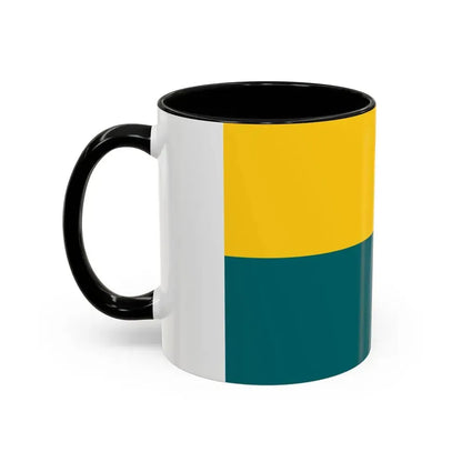 Flag of Narva Estonia - Accent Coffee Mug - Go Mug Yourself