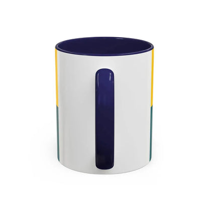 Flag of Narva Estonia - Accent Coffee Mug - Go Mug Yourself