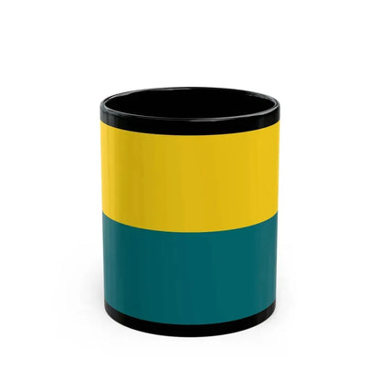 Flag of Narva Estonia - Black Coffee Mug - Go Mug Yourself