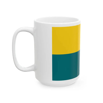 Flag of Narva Estonia - White Coffee Mug - Go Mug Yourself