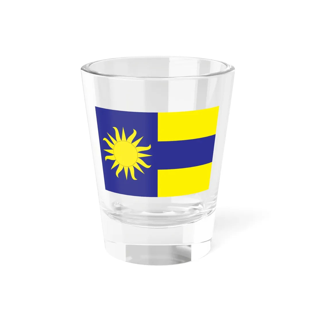 Flag of Narva-Jõesuu (Estonia) Shot Glass 1.5oz 1.5oz - Go Mug Yourself