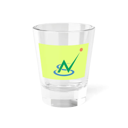 Flag of Nasushiobara Tochigi (Japan) Shot Glass 1.5oz 1.5oz - Go Mug Yourself