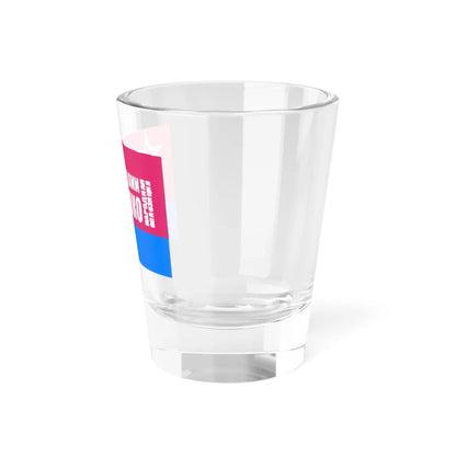 Flag of Nataliya Vitrenko Bloc (Ukraine) Shot Glass 1.5oz - Go Mug Yourself
