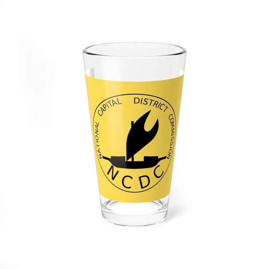 Flag of National Capital District Papa New Guinea - Pint Glass 16oz 16oz - Go Mug Yourself