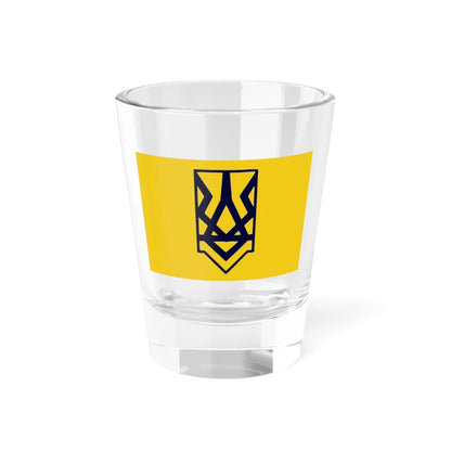 Flag of National Corps variant (Ukraine) Shot Glass 1.5oz 1.5oz - Go Mug Yourself