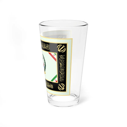 Flag of National Geographical Organization of Iranian Armed Forces (Iran) Pint Glass 16oz - Go Mug Yourself