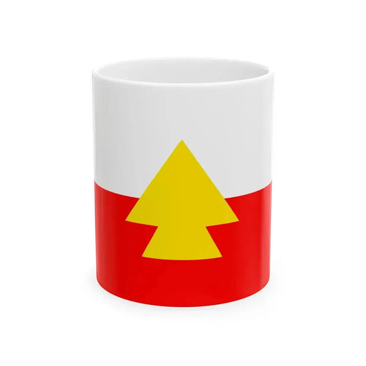 Flag of National Liberal Party Lebanon (Lebanon) White Coffee Mug 11oz - Go Mug Yourself