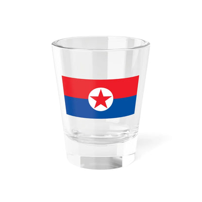 Flag of National Liberation Front of Southern Korea (Korea) Shot Glass 1.5oz 1.5oz - Go Mug Yourself