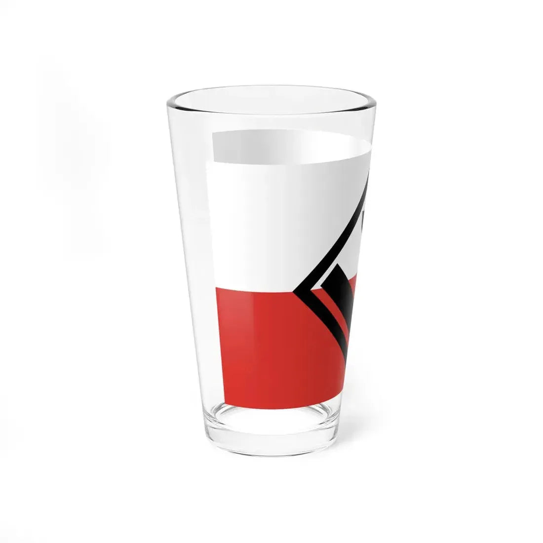 Flag of National Revival of Poland (Poland) Pint Glass 16oz - Go Mug Yourself
