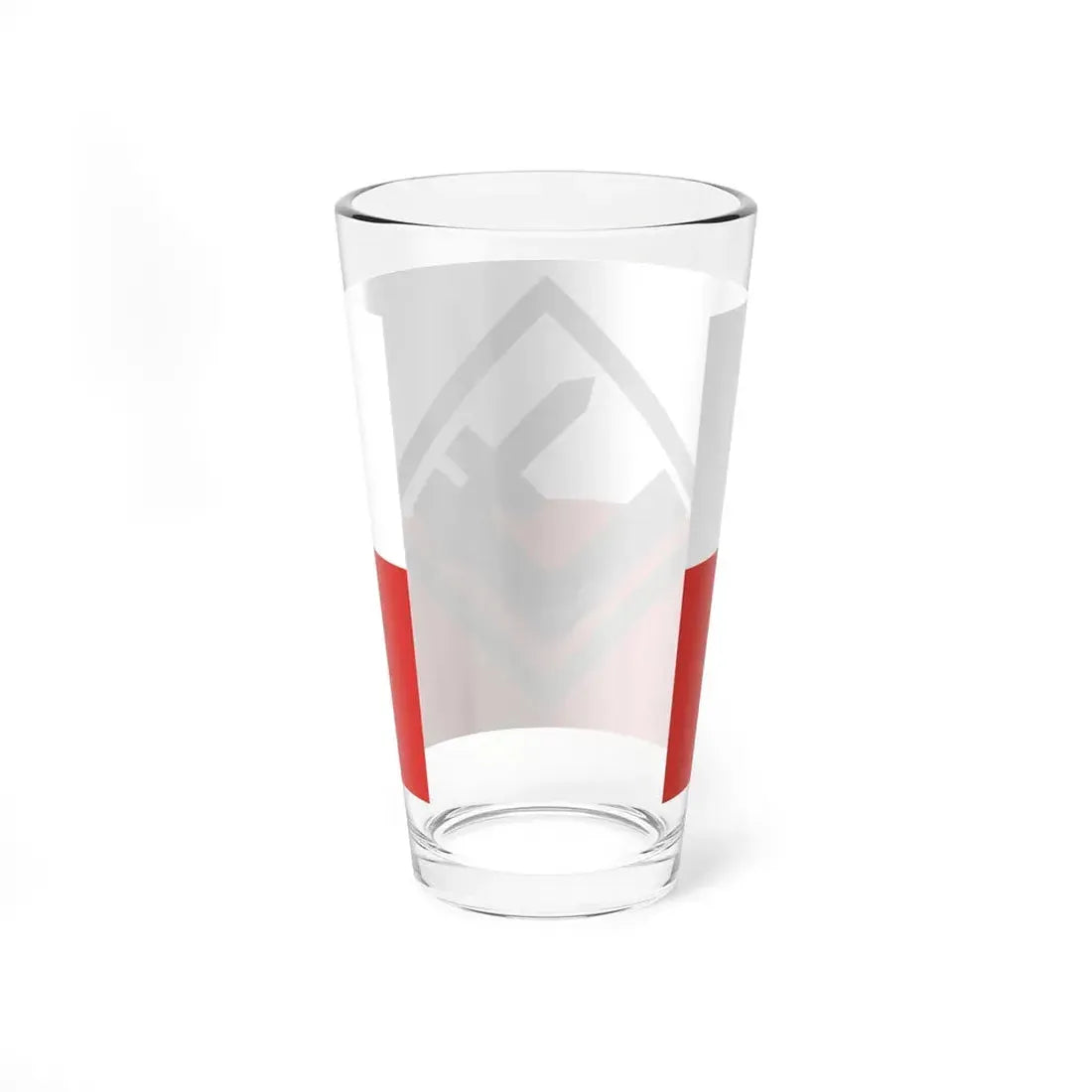 Flag of National Revival of Poland (Poland) Pint Glass 16oz - Go Mug Yourself