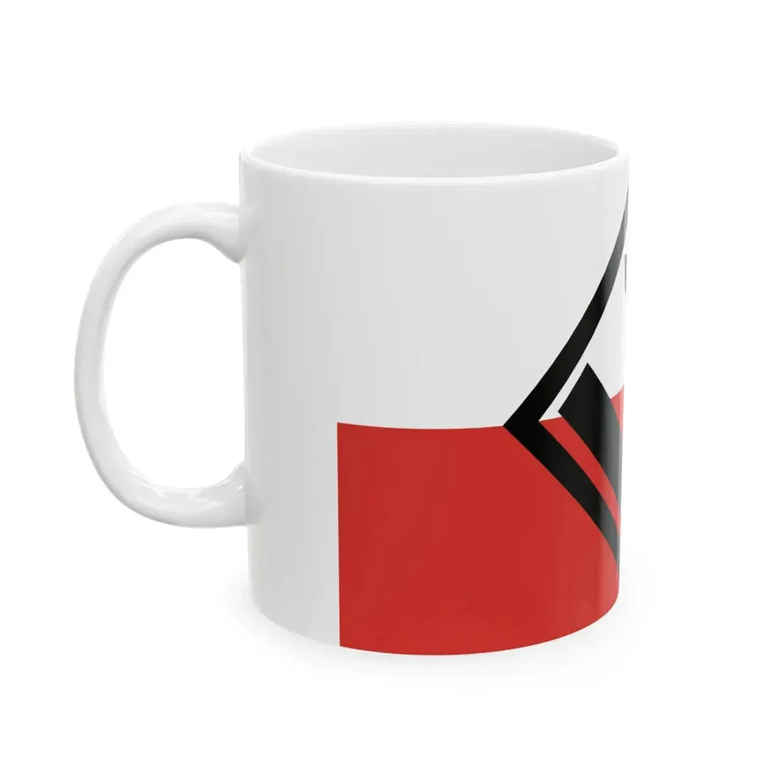 Flag of National Revival of Poland (Poland) White Coffee Mug - Go Mug Yourself
