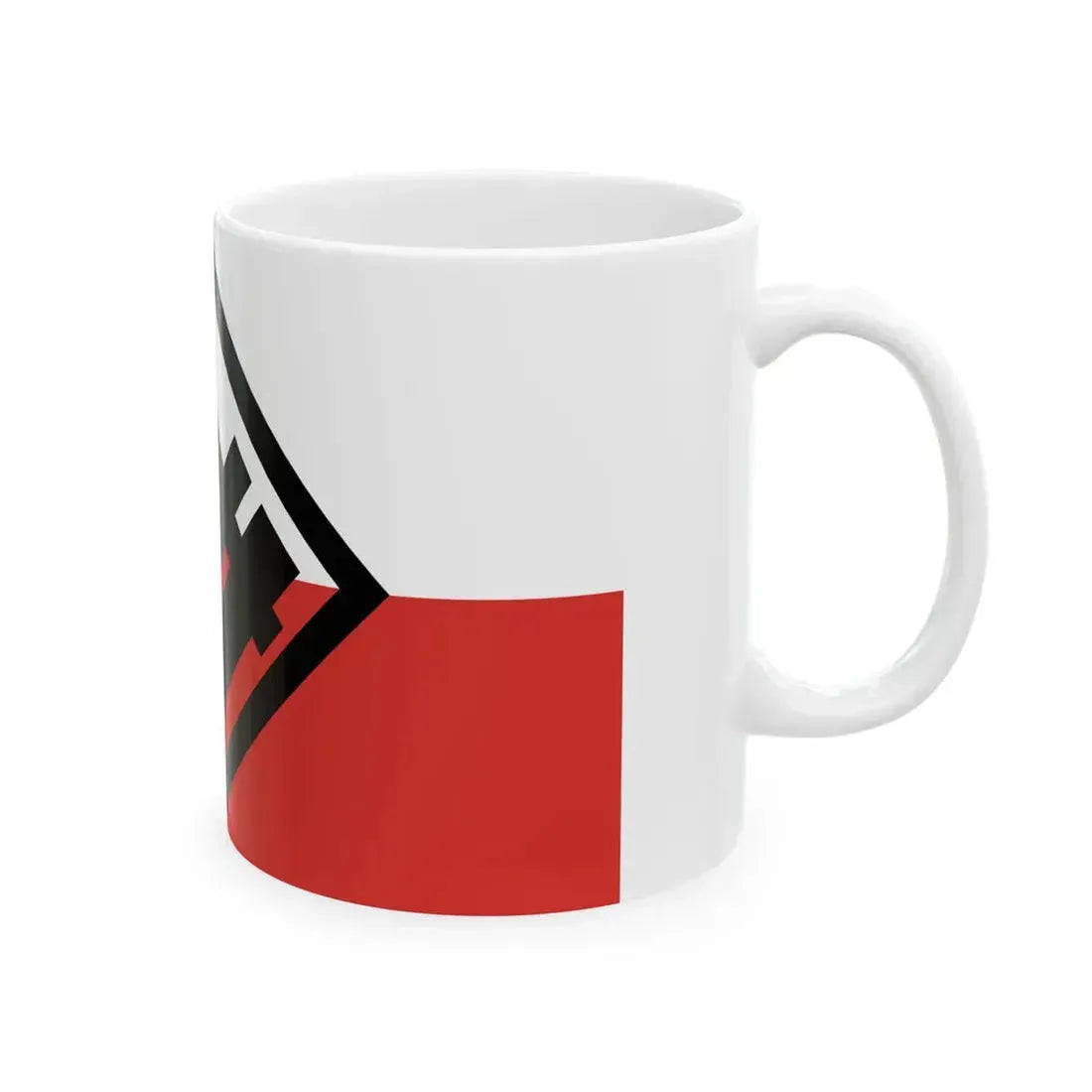 Flag of National Revival of Poland (Poland) White Coffee Mug - Go Mug Yourself