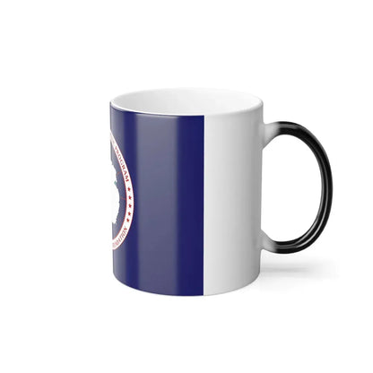 Flag of National Science Foundation Antarctic Program 2 - Color Changing Coffee Mug - Go Mug Yourself