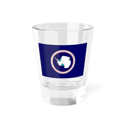 Flag of National Science Foundation Antarctic Program 2 - Shot Glass 1.5oz 1.5oz - Go Mug Yourself