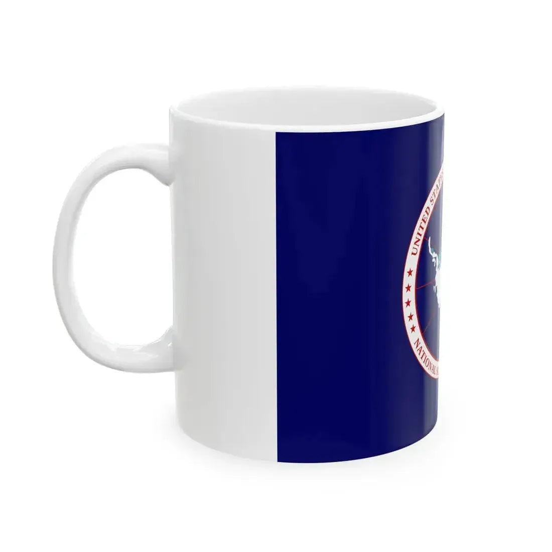 Flag of National Science Foundation Antarctic Program 2 - White Coffee Mug - Go Mug Yourself